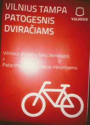 New FREE bike map for Vilnius!